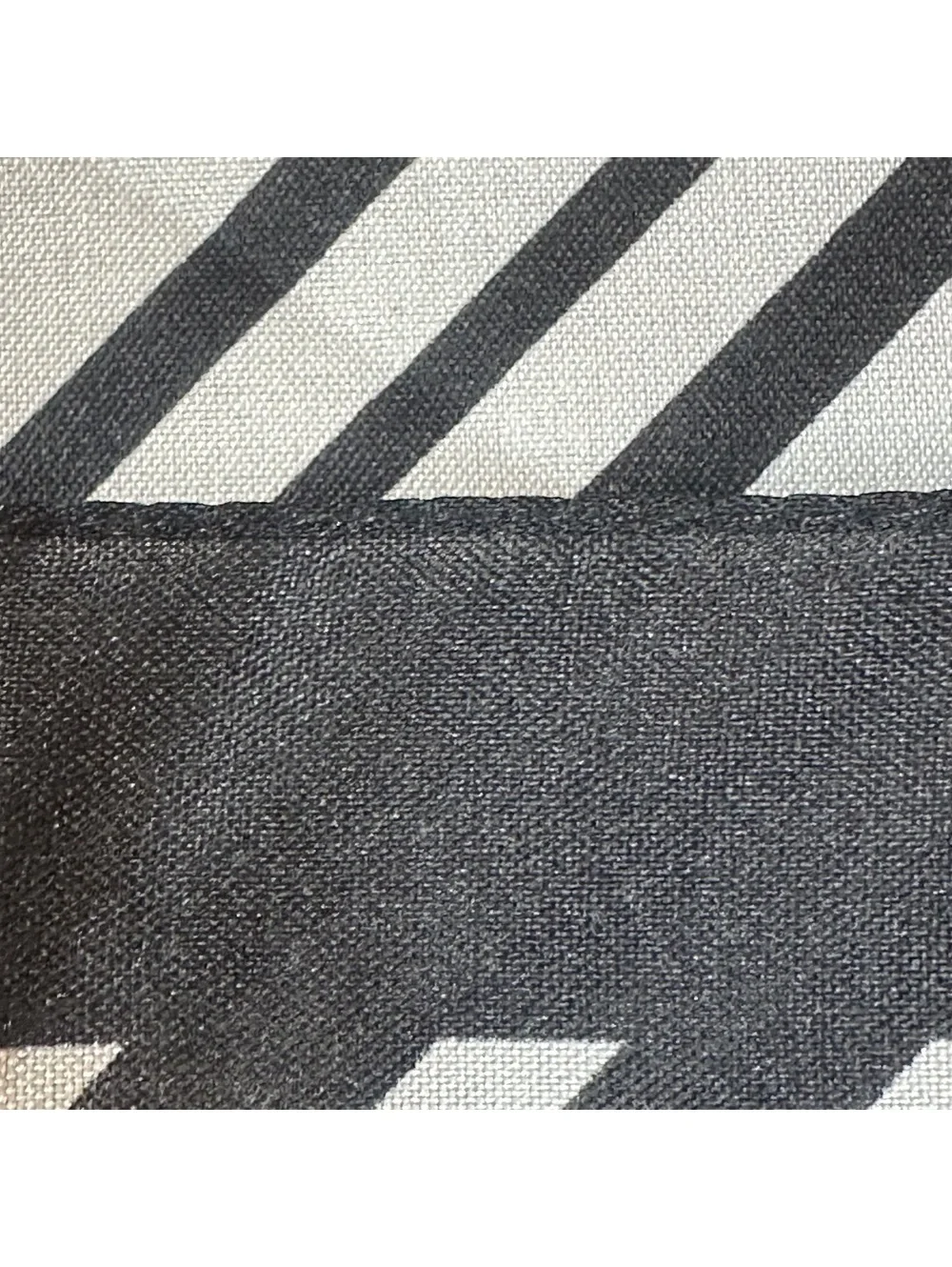 Vintage Black and White Geometric Pattern Square Scarf